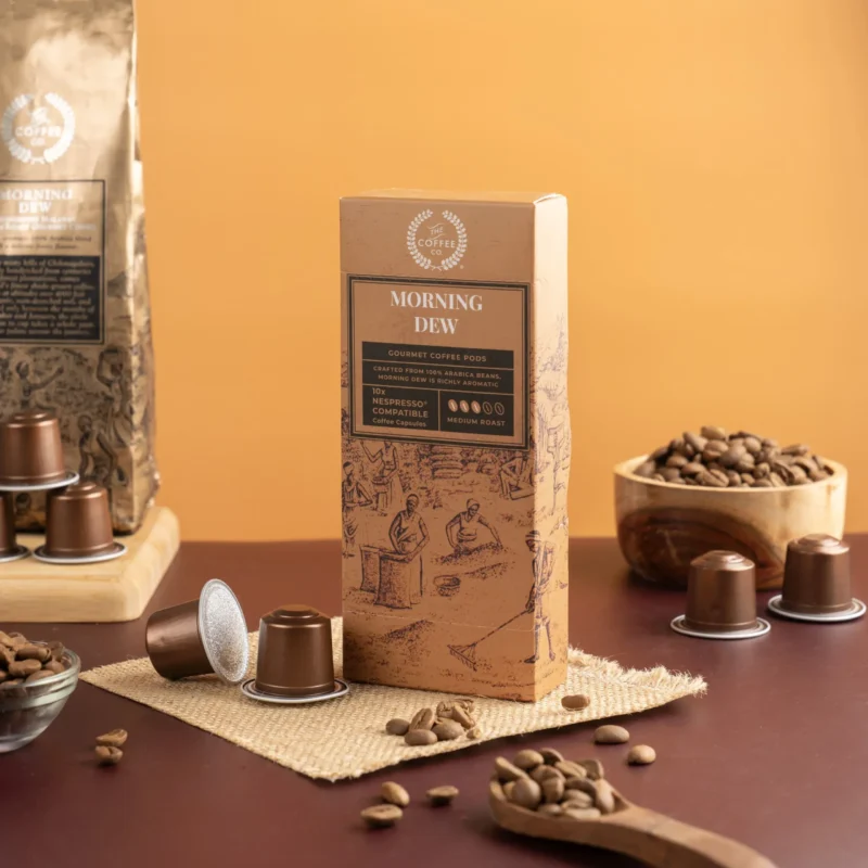 Morning Dew Medium Roast Coffee Capsules (Pack of 10)