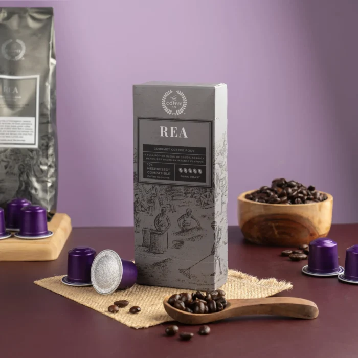 REA Medium Dark Roast Coffee Capsules (Pack of 10)