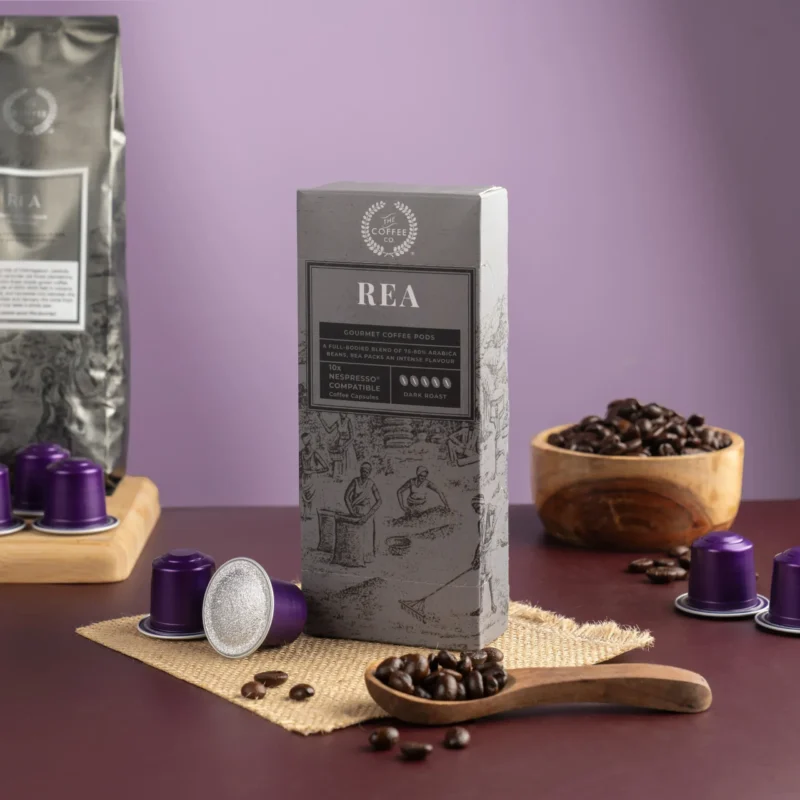 REA Medium Dark Roast Coffee Capsules (Pack of 10)